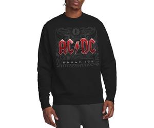 AC/DC ACDC Black Ice Crew Sweatshirt Sudadera Unisex Adulto (Pack de 1)