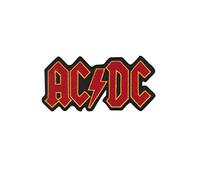 Ac Dc Acdc Red Gold parche patch bordado con logotipo para planchar de hierro en apliques