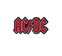 Ac Dc Acdc Red Silver Black parche patch bordado con logotipo para planchar de hierro en apliques
