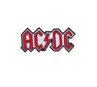 Ac Dc Acdc Red Silver parche patch bordado con logotipo para planchar de hierro en apliques