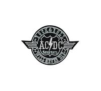 Ac Dc Acdc Rock Roll Will Never Die Since 19 parche patch bordado con logotipo para planchar de hierro en apliques