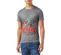AC/DC ACDCTS41MC-Camiseta Hombre Gris Gris (Charcoal Grey) XX-Large