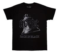 AC/DC Back In Black Bell con licencia Camiseta hombre