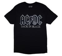 AC/DC Back in Black PWR UP EU Tour 24 - Camiseta, Negro, 3XL