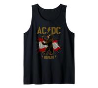 AC/DC Bandera de Berlín PWR UP Tour 2025 Bear Camiseta sin Mangas