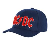 Ac/Dc: Baseball Red Logo (Navy Blue) (Cappellino) T-Shirt NUEVO
