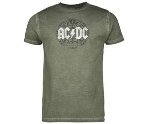 AC/DC Black Ice Hombre Camiseta Verde 100% algodón Regular