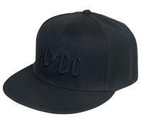 AC/DC Black Logo - Snapback Cap Gorra Negro