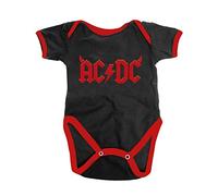 AC/DC - Body para Bebé Cuernos Bebé (24 Meses) (Negro)