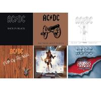 AC/DC Brian Johnson Six-Pack: Back In Black + For Those About To Rock + Flick Of The Switch + Fly On The Wall + Blow Up Your Video + Razor's Edge 6-Pack