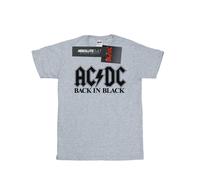 AC/DC - Camiseta Back In Black Logotipo para Hombre