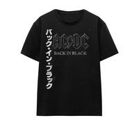 AC/DC Camiseta Back in the Day Kanji para Adultos Unisex (TV15408)