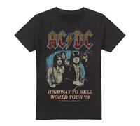 AC/DC Camiseta Highway World Tour 79 para Hombre (TV13349)