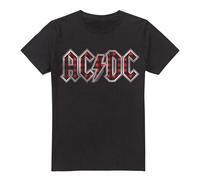 AC/DC Camiseta Logotipo a Cuadros para Hombre (TV13330)