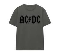 AC/DC Camiseta Logotipo Desgastado para Adultos Unisex (TV15459)