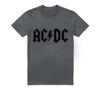 AC/DC Camiseta Logotipo Desgastado para Hombre (TV13307)