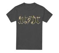 AC/DC Camiseta Logotipo en Camuflaje para Adultos Unisex (TV17419)