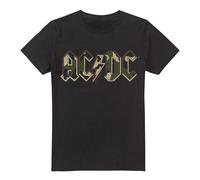 AC/DC Camiseta Logotipo en Camuflaje para Hombre (TV13324)
