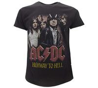 AC/DC - Camiseta original Highway to Hell H2H con etiqueta y etiqueta de originalidad camiseta, Negro , M