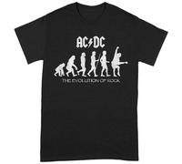 AC/DC Camiseta The Evolution of Rock para Adultos Unisex (BI122)