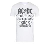 AC/DC Camiseta We Salute You de Algodón para Hombre (TV345)