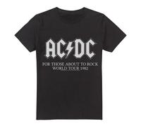 AC/DC Camiseta World Tour 1982 para Hombre (TV13360)