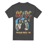 AC/DC Camiseta World Tour 79 para Adultos Unisex (TV17442)