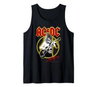 AC DC Classic Rock Logo Guitarra Eléctrica Solo Energy Camiseta sin Mangas
