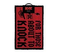 AC/Dc De Those About To Knock Felpudo 60x40cm Doormat Pyramid International