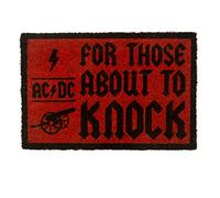 AC/DC Felpudo For Thesos About To Knock, Bonote, Multicolor, 40 x 60 cm