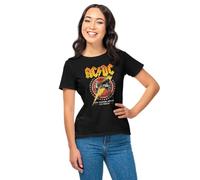 AC/DC Femme Woacdcrts033 T-Shirt, Noir, M EU
