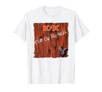 AC/DC Fly On The Wall Portada del Álbum Camiseta, Hombre, Blanco, 6XL
