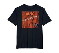 AC/DC Fly On The Wall Portada del Álbum Camiseta, Hombre Tallas Grandes, Negro, 4X Alto