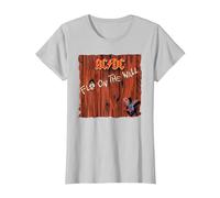 AC/DC Fly On The Wall Portada del Álbum Camiseta, Mujer, Plata, XXL