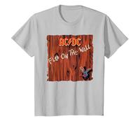 AC/DC Fly On The Wall Portada del Álbum Camiseta, Niños, Plata, 2 años