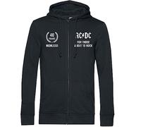 AC/DC For Those About To Rock Hombre Capucha con Cremallera Negro XXL