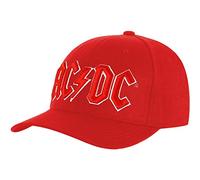 AC/DC Gorra de béisbol roja con logo rojo