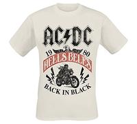 AC/DC Hells Bells 1980 Hombre Camiseta Beige 100% algodón Regular