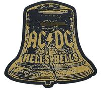 AC/DC Hells Bells Cut-Out Unisex Parche amarillo/negro 100% poliéster