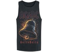 AC/DC Hells Bells Hombre Top Tirante Ancho Negro S 100% algodón Regular