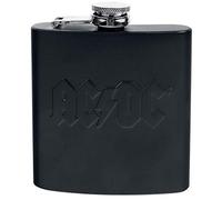 AC/DC hfac01 Petaca, acero, Negro, 9.5 x 2 x 10 cm, 1 unidades de medida