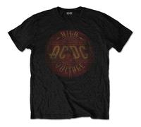 Ac/Dc High Voltage Vintage con licencia Camiseta hombre