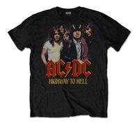 AC/DC 'Highway To Hell Band' (Negro) T-Shirt - ¡NUEVO Y OFICIAL