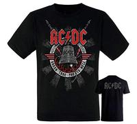 AC/DC - Highway to Hell - Camiseta Negra Hombre Manga Corta - ACDC Tshirt (XXL)