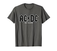 AC/DC - Historia del Logos 50 Años Camiseta, Hombre, Asfalto, 5XL