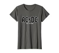 AC/DC - Historia del Logos 50 Años Camiseta, Mujer, Asfalto, XL