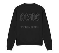 AC/DC Jersey Back In Black para Adultos Unisex (TV11138)