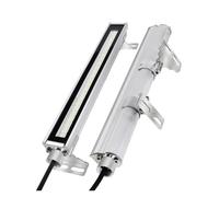 AC DC LED máquina herramienta tubo de trabajo luz impermeable a prueba de aceite CNC torno iluminación lámpara aleación para máquinas herramienta de torno(L-40cm White light,DC 24-36V)