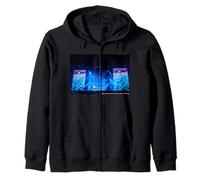 AC DC Live Concert Arena Multitud Azul Escenario Luces Rock Sudadera con Capucha