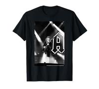 AC DC Live Rock Stage Icon Solo De Vuelta En Himno Negro Camiseta